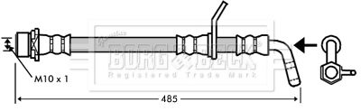 BORG & BECK Jarruletku BBH7349